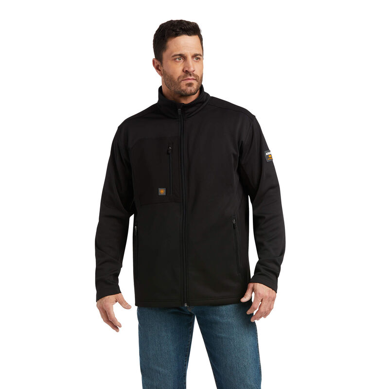 Chaqueta Ariat Rebar Dri-Tech Durastretch Fleece Hybrid Negras Hombre - Chile 061-AVEWGT